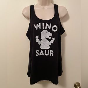 Black Wino-saur Tank Top - Size L